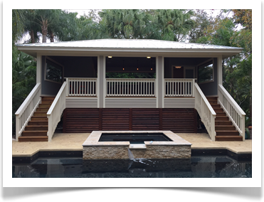 Swimming Pool House or Cabana Tampa KB Builders